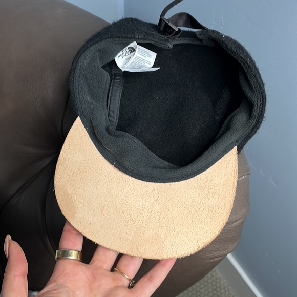 Unisex O/S The North Face TNF Felted Leather Bill Wool Dad Hat Cap - Picture 4 of 5